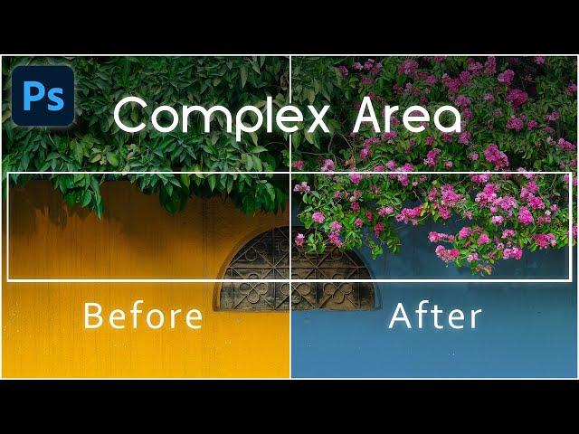 How to make selection of complex area for Re-coloring of any image.