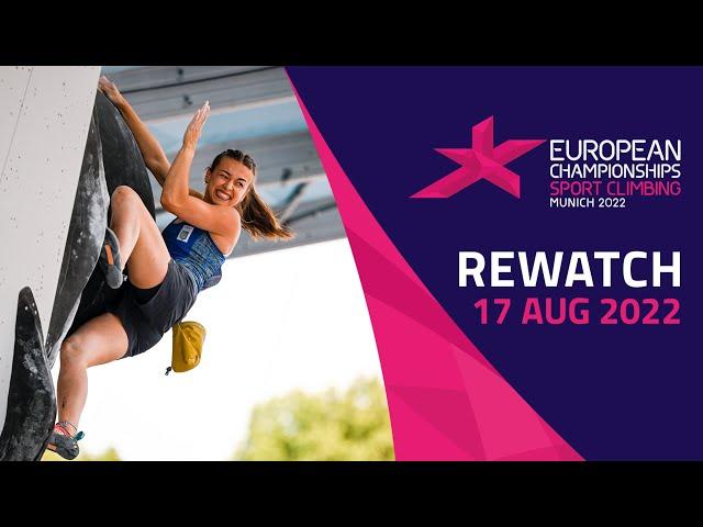 Sport Climbing ‍️ | DAY 7 | Full Replay | European Championships Munich 2022