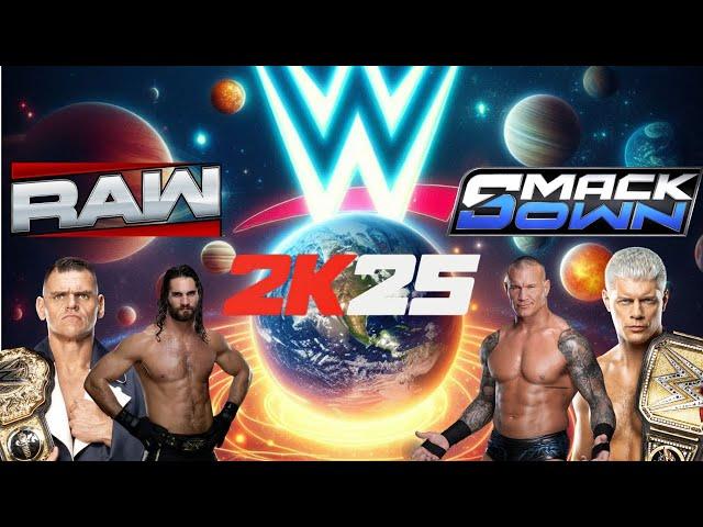 WWE 2K25 UNIVERSE MODE RAW/SMACKDOWN WEEK 2 (4K 60FPS)