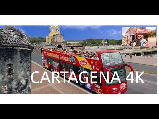 CARTAGENA EN 4K : EL TOUR MAS FAMOSO DEL MUNDO: EL CITYSIGHTSEEING