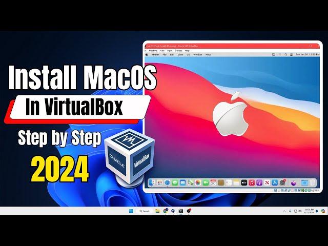 Install MacOS in Virtualbox on Windows PC (Enjoy MAC on Windows FREE) 2024