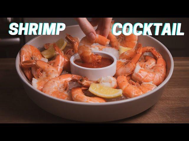 Peel and Eat Shrimp Cocktail | Shell on Poached Shrimp