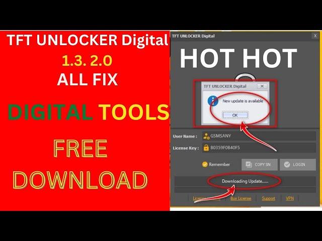 TFT UNLOCKER Digital 1.3. 2.0=SOLUTION VIDEOS