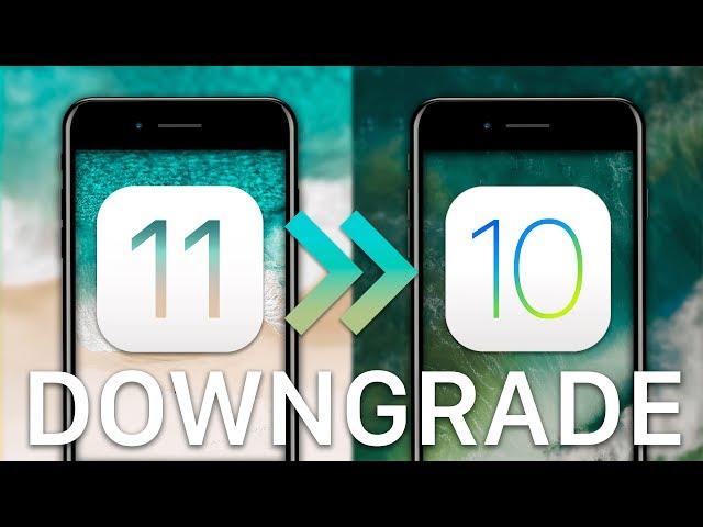 DOWNGRADE iOS 11 BETA WITHOUT LOSING DATA!