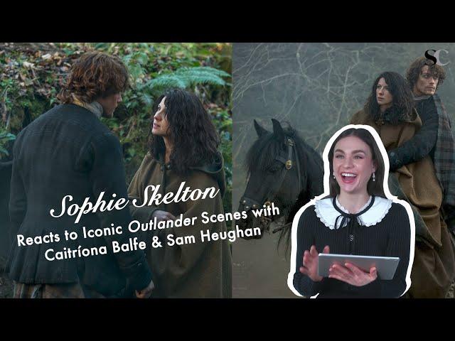 Sophie Skelton Reacts to Iconic "Outlander" Scenes with Sam Heughan & Caitríona Balfe