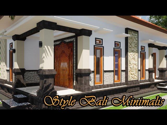 Rumah Style Bali Minimalis yang Indah: 7m x 14m – Harmoni Gaya dan Ketenangan