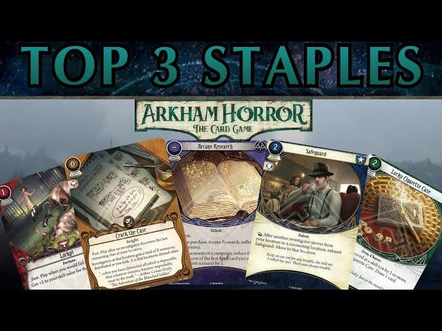 Top 3 Staple Cards for Each Class - Arkham Horror LCG Analysis