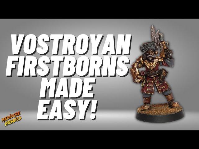 Vostroyan Firstborns for Astra Militarum in Warhammer 40k!