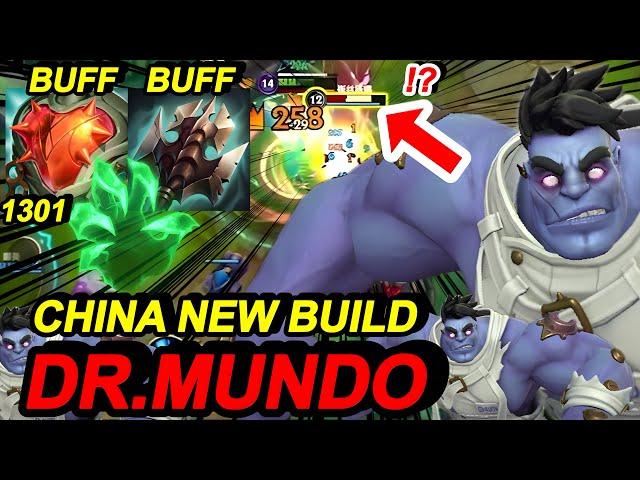 Wild Rift China Dr Mundo Top - Heartsteel & Titanic Hydra Broken OP Item - Build Rune - Best Build