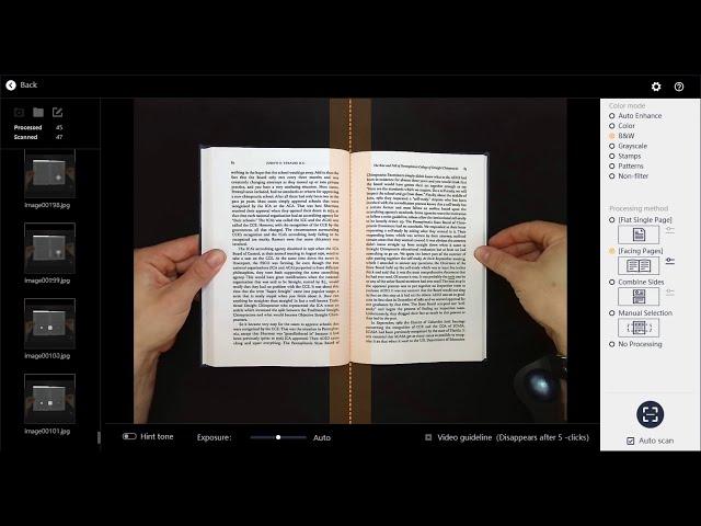 Czur ET24 Pro - How-to: Scanning a book