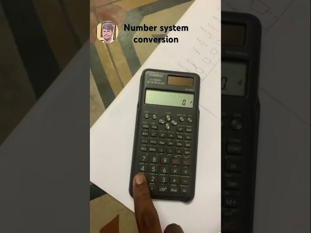 Number system conversion in scientific calculator