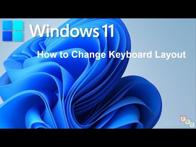 How to Change Keyboard Layout in Windows 11