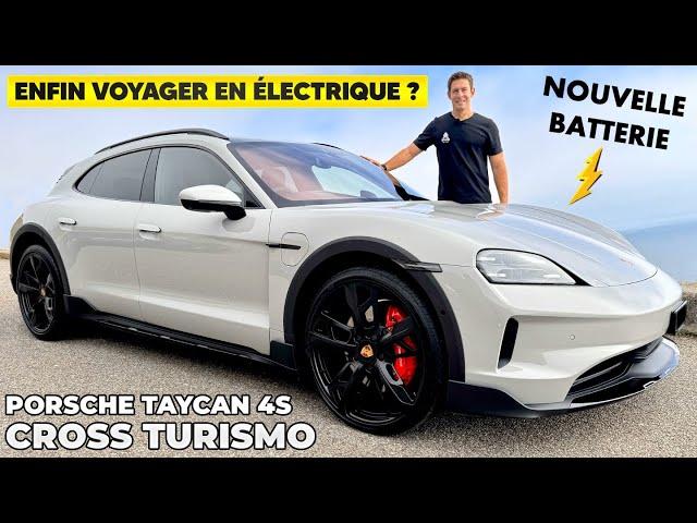 Essai Porsche Taycan 4S Cross Turismo 2025 – Le voyage ENFIN possible en électrique !