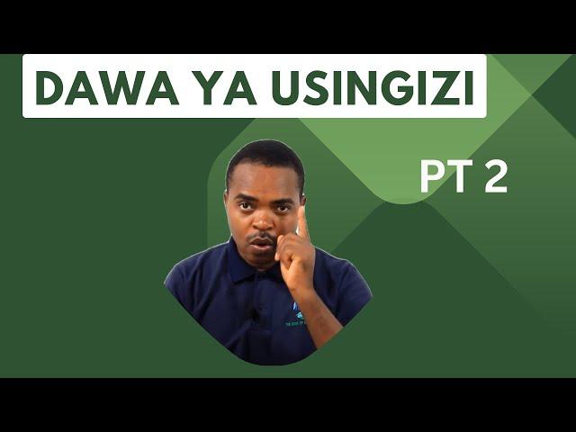 Dawa Ya Usingizi/Kama Hupati Usingizi Basi Tazama Video Hii