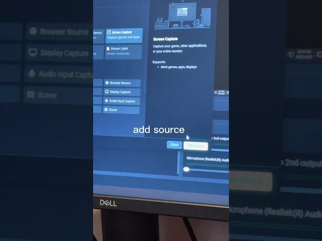 How to display your game screen on stream labs obs