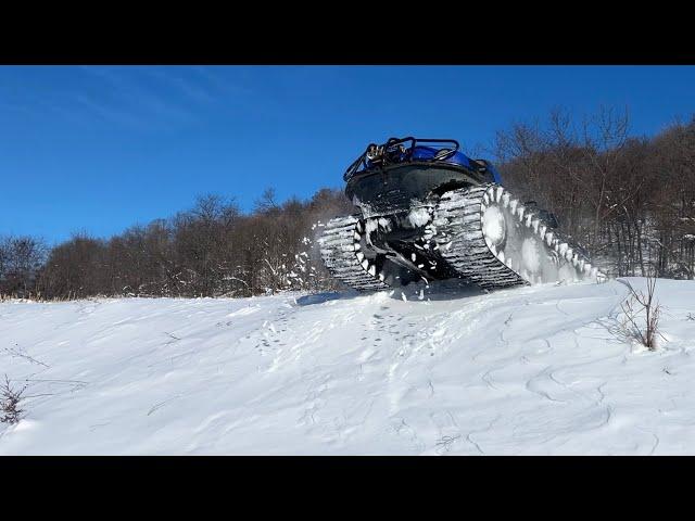 Argo Avenger SNOW adventure!! This thing cannot get stuck