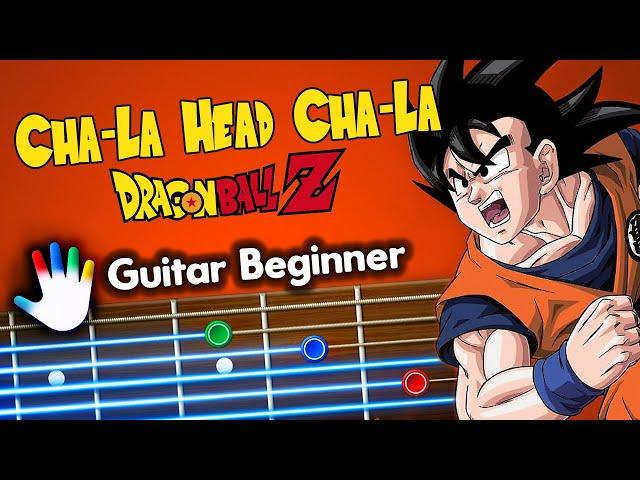 Cha-La Head Cha-La Guitar Lessons for Beginner Dragon Ball Z Tutorial | How To Play Chords