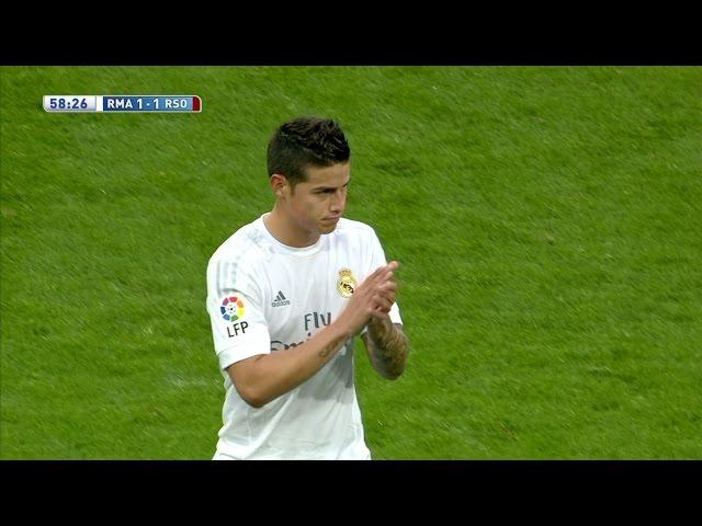 James Rodriguez vs Real Sociedad (H) 15-16 HD 1080i by JamesR10™