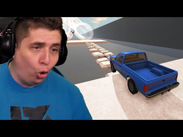 NA KI JUT MESSZEBBRE?! BeamNG Parkour JátékPÁRBAJ S5E12