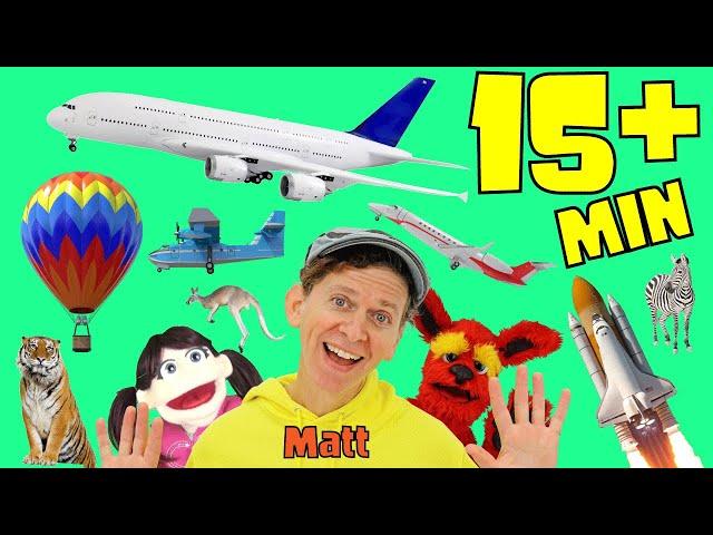 Airplanes and More | What Do You See? Song | My First 100 Words Songs