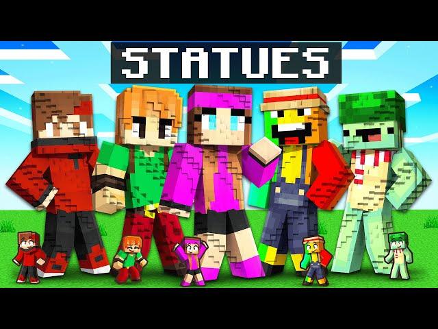 Construire des STATUE GÉANTE sur Minecraft !