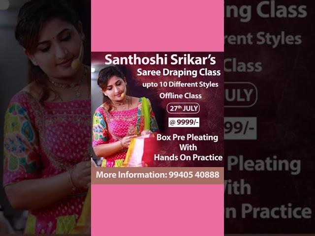 Follow @santhoshiplush on instagram for more updates.. Santhoshi Srikar
