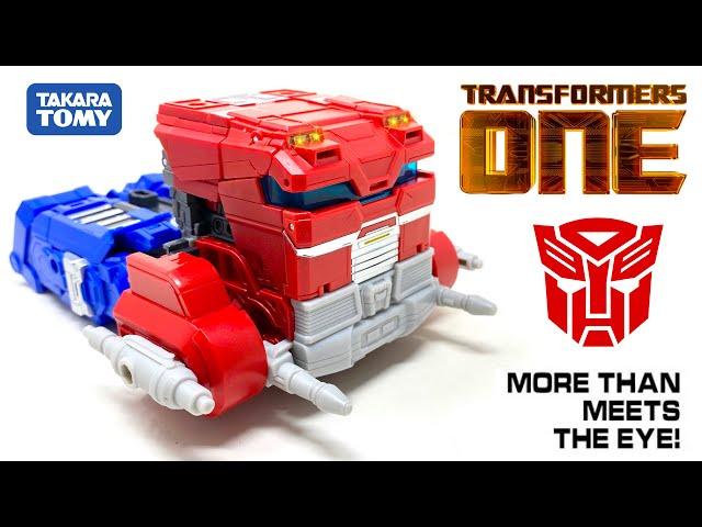 WOW! Transformers ONE Brave Commander EXCLUSIVE Leader Class OPTIMUS PRIME Review