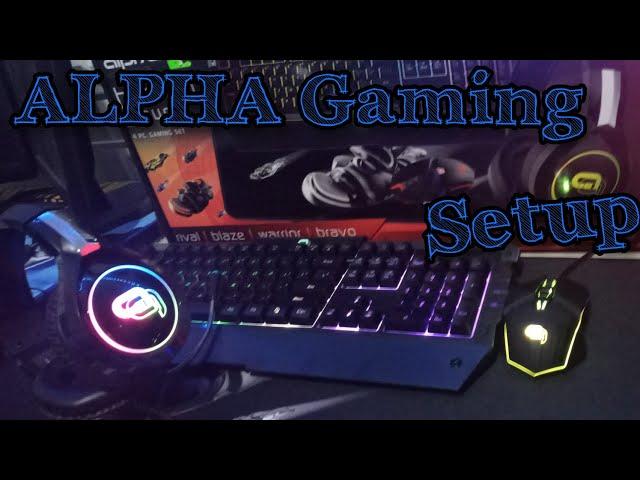 Unboxing Alpha Gaming Bravo Group 4 PC. Gaming  Set #gamingsetup #unboxing  #jamaican #Gamer