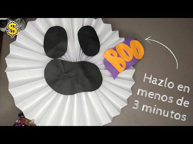 Cómo Hacer un Fantasma de Papel para HALLOWEEN 2023 | MANUALIDADES |