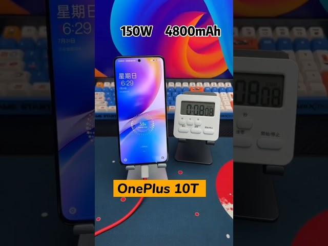 How fast 150w of Onepluse10T #shorts @mrtechcrown