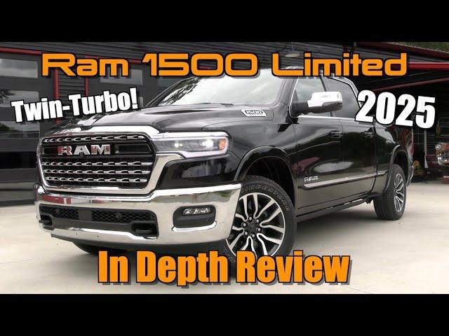 2025 Ram 1500 Limited (540 hp Twin Turbo I-6!): Start Up, Test Drive & In Depth Review