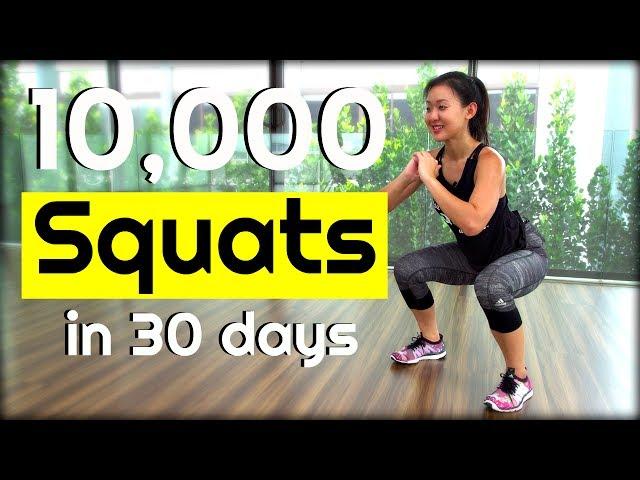 10,000 SQUAT Challenge in 30 Days | Joanna Soh