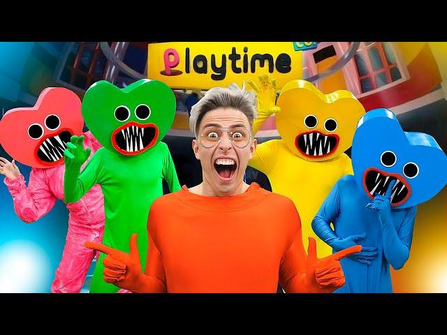 Poppy Playtime в Реальной Жизни ПРЯТКИ Among Us