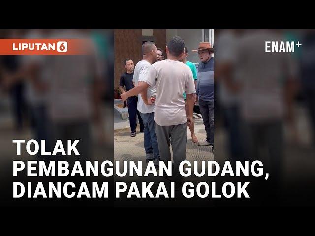 Viral! Pria di Gunung Sindur Ancam Warga Perumahan Pakai Golok | Liputan6