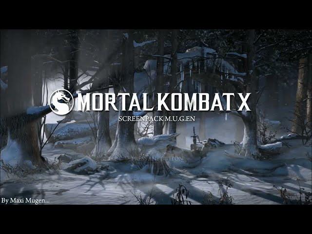 Mortal Kombat X Screenpack for Mugen 1 1 By Maxi Mugen Download & Preview