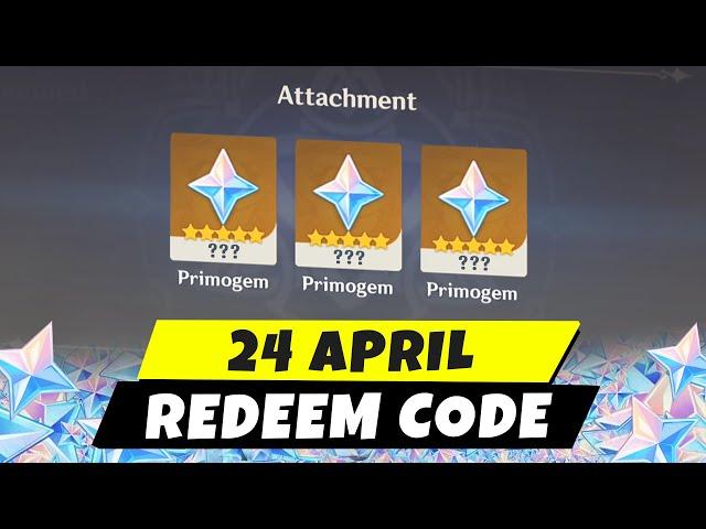 24 April New Redeem Code Genshin Impact 4.6