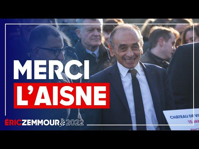 Éric Zemmour : Merci l'Aisne !