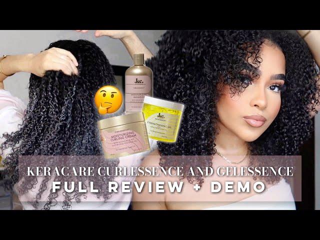 KERACARE CURLESSENCE AND GELESSENCE REVIEW + DEMO | Natural Curly Hair Products