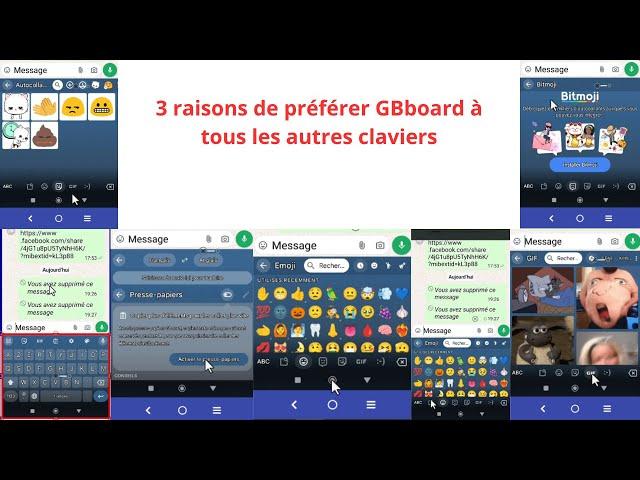 3 Raisons de préférer GBboard à tous les autres claviers ! vraiment c'est magnéfique !!!