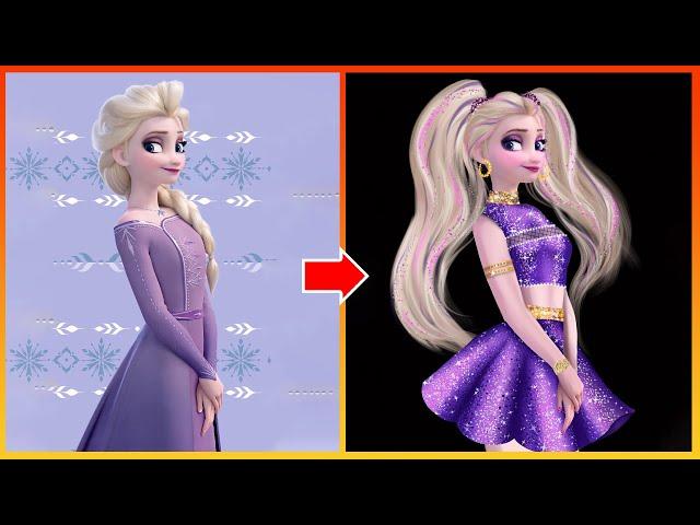 Frozen: Elsa Anna Transformation - Disney Princesses Glow Up
