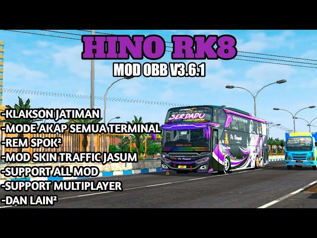 UPDATE!!! OBB BUSSID SOUND HINO RK8 SPOK-SPOK MODE AKAP || BUSSID V3.6.1