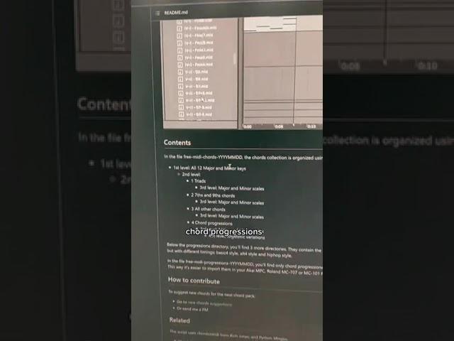 A free MIDI pack with 7000+ chords #shorts #musicproduction #musician