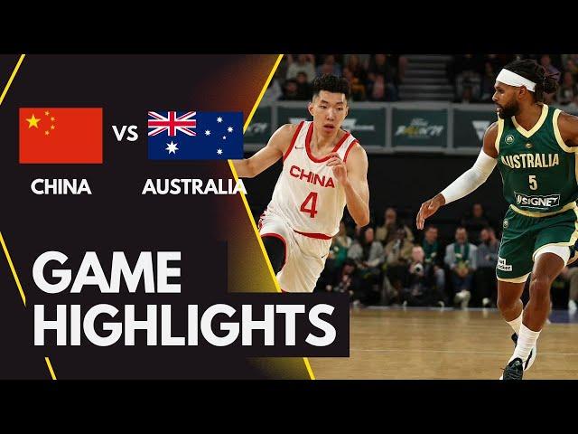 AUSTRALIA VS CHINA | Basketball Friendly Game | Full Highlights | July 2,2024