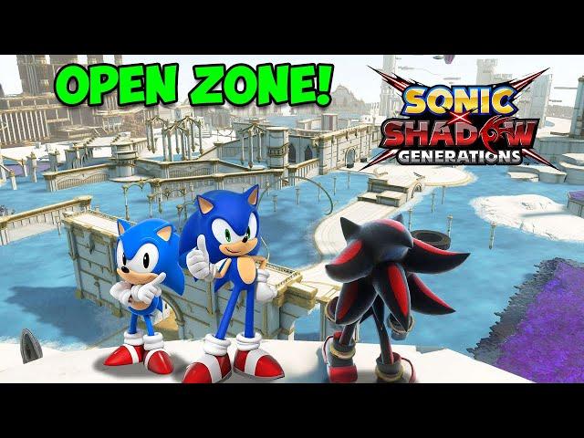 Sonic X Shadow Generations OPEN ZONE + NEW Chao Game & EVERYTHING You Missed!