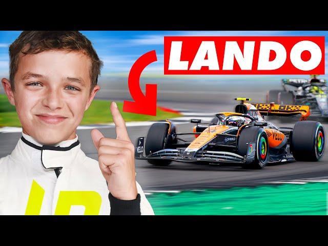 Young Lando Norris' INSANE Driving Style