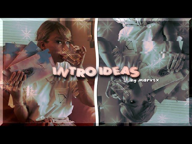 intro ideas for soft/cute/aesthetic edits (+ project file) | after effects