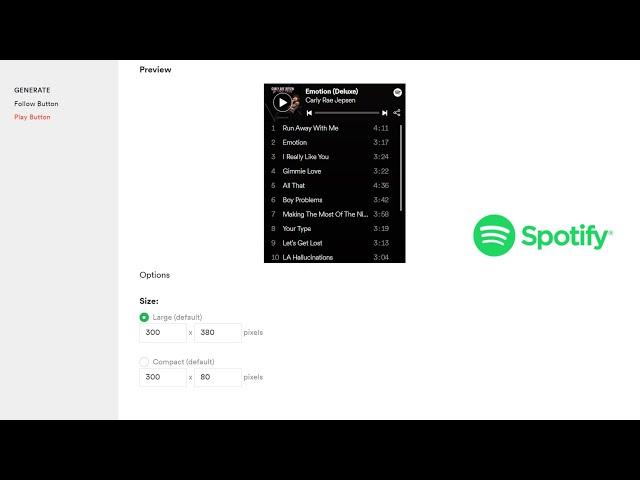 How to Embed Spotify Content Into Your Website For Free?