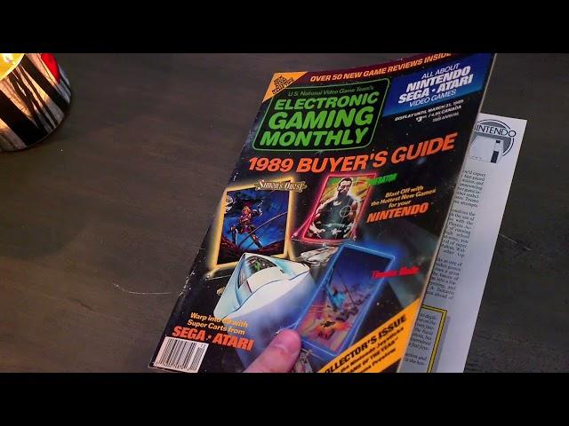 Retro Game magazine stream - Electronics Gaming Monthly - Mike Matei Live