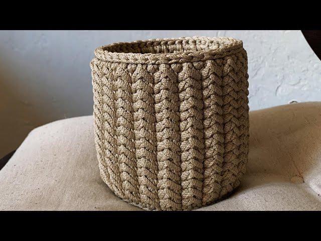 UNIQUE BASKET PATTERN. dense crochet pattern | SHODDI