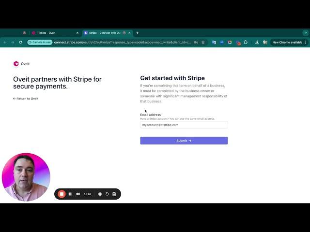 Sell Tickets with Stripe